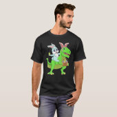 Osterhasen Dinosaur T Rex Osterkids Junge T-Shirt (Vorne ganz)