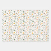 Osterhasen-Eier-Blumen  Geschenkpapier Set (Vorderseite 2)