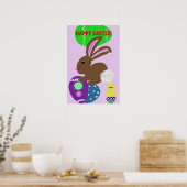 Osterhasen-Eier Holiday Poster (Küche)