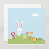 Osterhasen-Einladung Einladung (Vorne/Hinten)