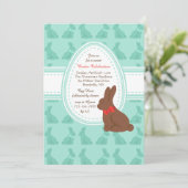 Osterhasen-Einladung Einladung (Stehend Vorderseite)