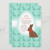 Osterhasen-Einladung Einladung (Vorne/Hinten)