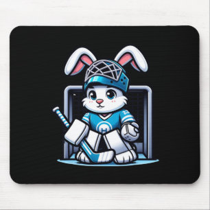 Osterhasen Eishockey Goalie Männer Jungen Kinder T Mousepad