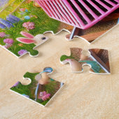Osterhasen-Express-Frühlingszug-Abenteuer Puzzle (Seite)
