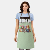 Osterhasen Extravagante Kaffeetrinks Schürze (Getragen)