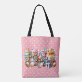 Osterhasen Extravagante Kaffeetrinks Tasche (Rückseite)