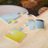 Osterhasen Familie und Eier Puzzle (Seite)