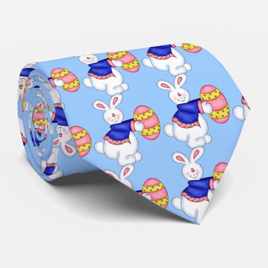 Osterhasen-Feiertags-Krawatte Krawatte (Gerollt)