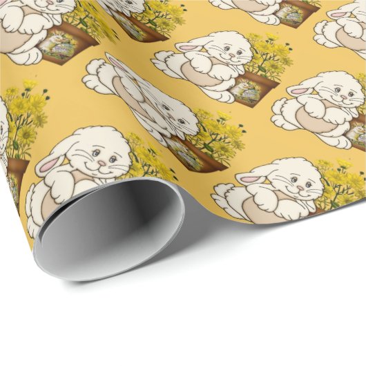 Osterhasen-Feiertags-Packpapier Geschenkpapier (Rolleneckpunkt)