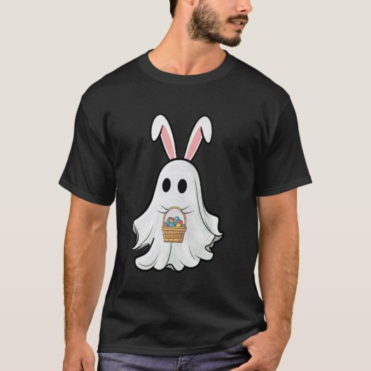 Osterhasen-Geist-Korb-Osterei T-Shirt (Vorderseite)