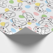 Osterhasen Geschenkpapier (Ecke)