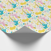 Osterhasen Geschenkpapier (Ecke)