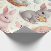 Osterhasen Geschenkpapier (Ecke)