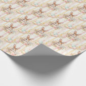 Osterhasen Geschenkpapier Kollektion (Ecke)