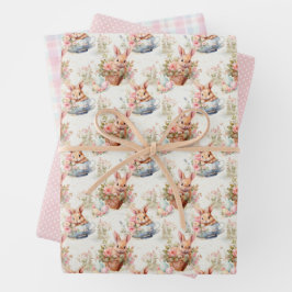 Osterhasen-Geschenkpapier-Kollektion Geschenkpapier Set