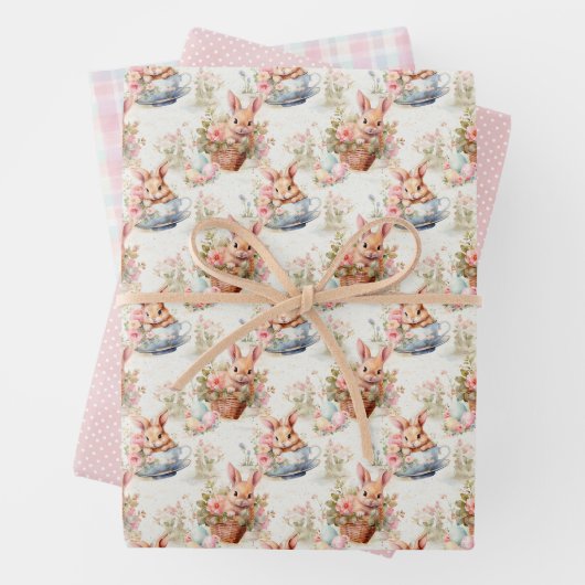 Osterhasen-Geschenkpapier-Kollektion Geschenkpapier Set (Beispiel)