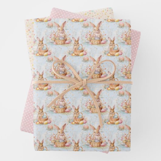 Osterhasen-Geschenkpapier-Kollektion Geschenkpapier Set (Beispiel)