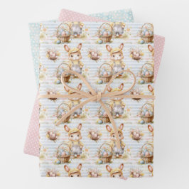 Osterhasen-Geschenkpapier-Kollektion Geschenkpapier Set