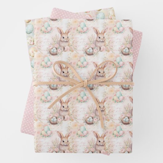 Osterhasen-Geschenkpapier-Kollektion Geschenkpapier Set (Beispiel)