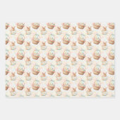 Osterhasen-Geschenkpapier-Kollektion Geschenkpapier Set (Vorderseite)
