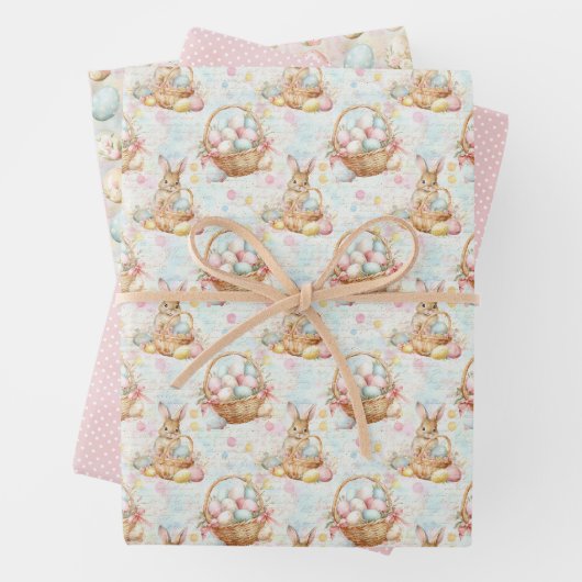 Osterhasen-Geschenkpapier-Kollektion Geschenkpapier Set (Beispiel)