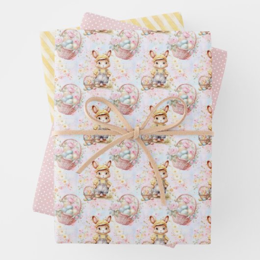 Osterhasen-Geschenkpapier-Kollektion Geschenkpapier Set (Beispiel)