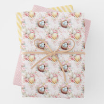 Osterhasen-Geschenkpapier-Kollektion