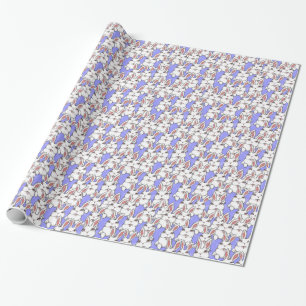 Osterhasen-Geschenkpapier Osterhase Geschenkpapier