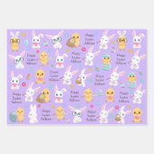 Osterhasen Geschenkpapier Set (Vorderseite 3)