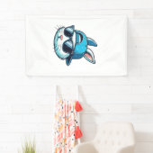 Osterhasen-Gesicht Baseballkappe Sonnenbrille Hase Banner (Insitu)