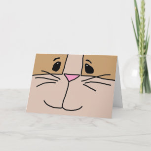 Osterhasen-Gesichts-Karte/Ostern für Kinder Feiertagskarte