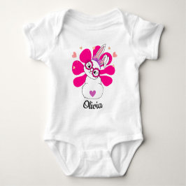 Osterhasen hübsch personalisiert baby strampler