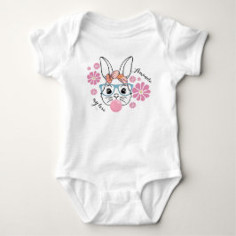 Osterhasen hübsch personalisiert baby strampler