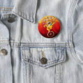 Osterhasen-jonglierende Eier Button (Beispiel)