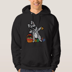Osterhasen Kaninchen Basket Niedlicher Junge Junge Hoodie