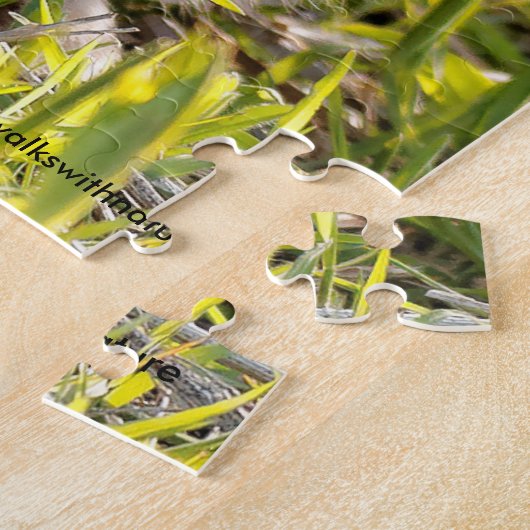 Osterhasen-Kaninchen im Gras Puzzle (Seite)