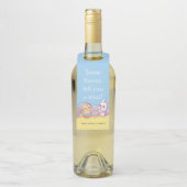 Osterhasen-Kaninchen-Kick-Eier | Urlaub Flaschenanhänger (Auf Flasche)