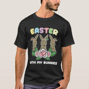 Osterhasen-Kaninchen-Leopard-Trio Niedlich Osterta T-Shirt