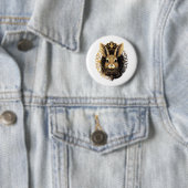 Osterhasen Kaninchen Mandala Artester Tag Button (Beispiel)