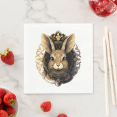 Osterhasen Kaninchen Mandala Artester Tag Serviette (Beispiel)