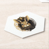 Osterhasen Kaninchen Mandala Artester Tag Untersetzer (angewinkelt)