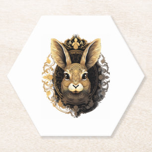 Osterhasen Kaninchen Mandala Artester Tag Untersetzer