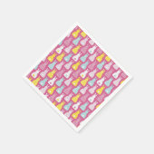 Osterhasen-Kaninchen-Muster Serviette (Ecke)