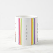 Osterhasen-Kanincheneier Personalisiert | Urlaub Kaffeetasse (Mittel)