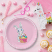 Osterhasen-Kaninchenkörbe Party Eier Pappteller (Party)