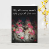 Osterhasen-Karte Karte (Gelbe Blume)