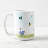Osterhasen Kick Lady Bugs Butterflies Crocus Kaffeetasse (Links)