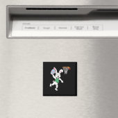 Osterhasen Kinder Jungen Männer Rabbit Dunking Bys Magnet (In Situ (Geschirrspüler))