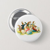 Osterhasen-Konzert Vintage Button (Vorne & Hinten)