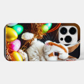 Osterhasen-Korb & Eier iPhone Hülle (Rückseite (Horizontal))